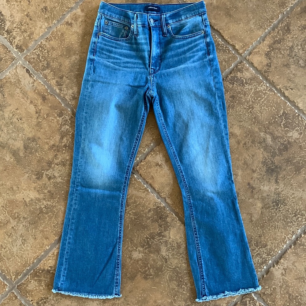 J. Crew Billie Demi Boot Crop Jeans